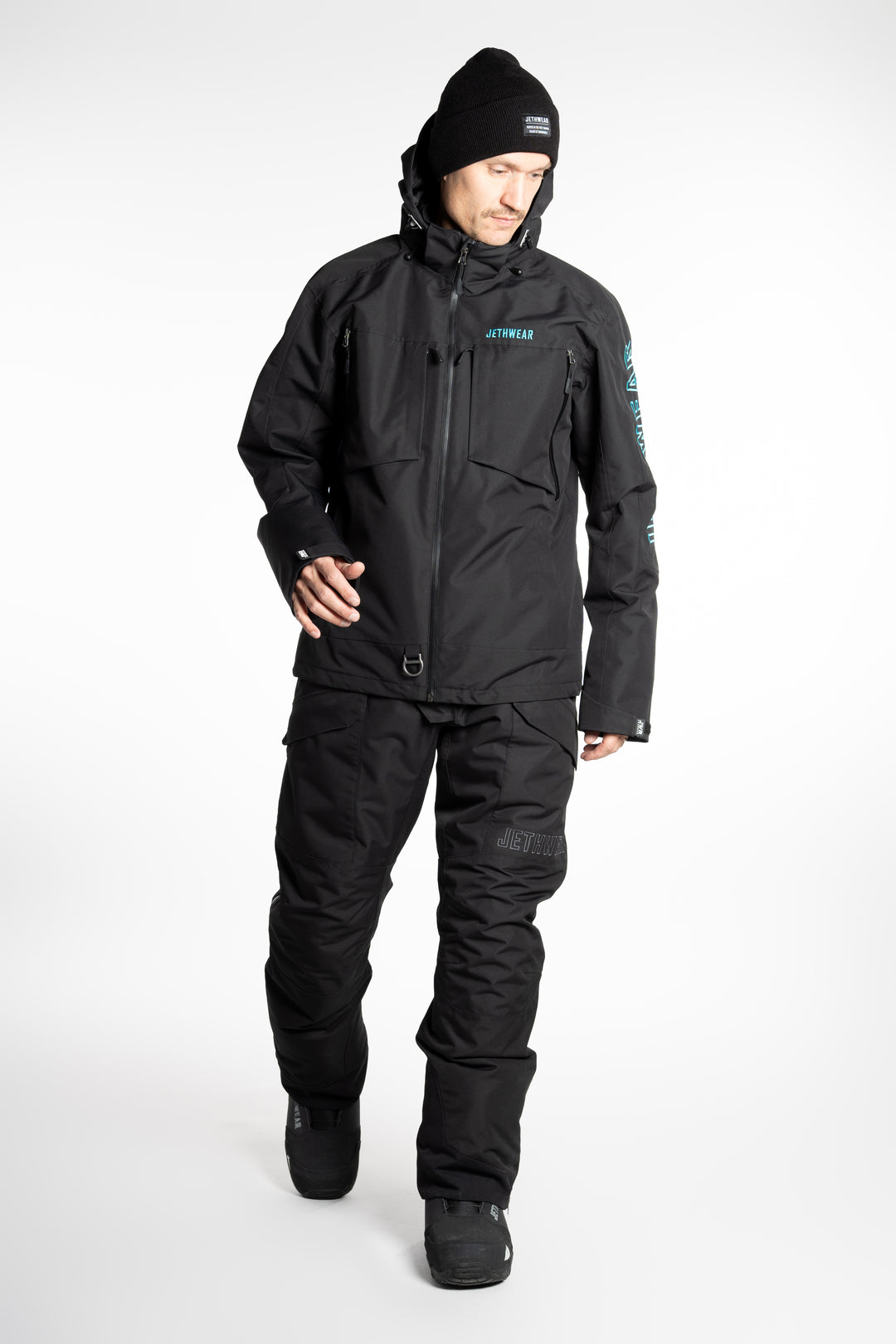 Jethwear M's Crisp Jacket - 60g Foder Skoterjacka Svart/blÄ