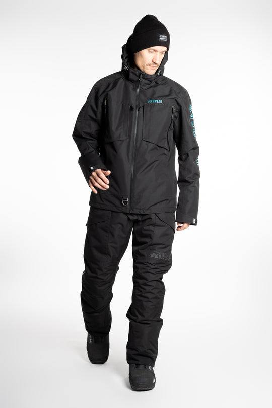 Jethwear M's Crisp Jacket - 60g Foder Skoterjacka Svart/blÄ
