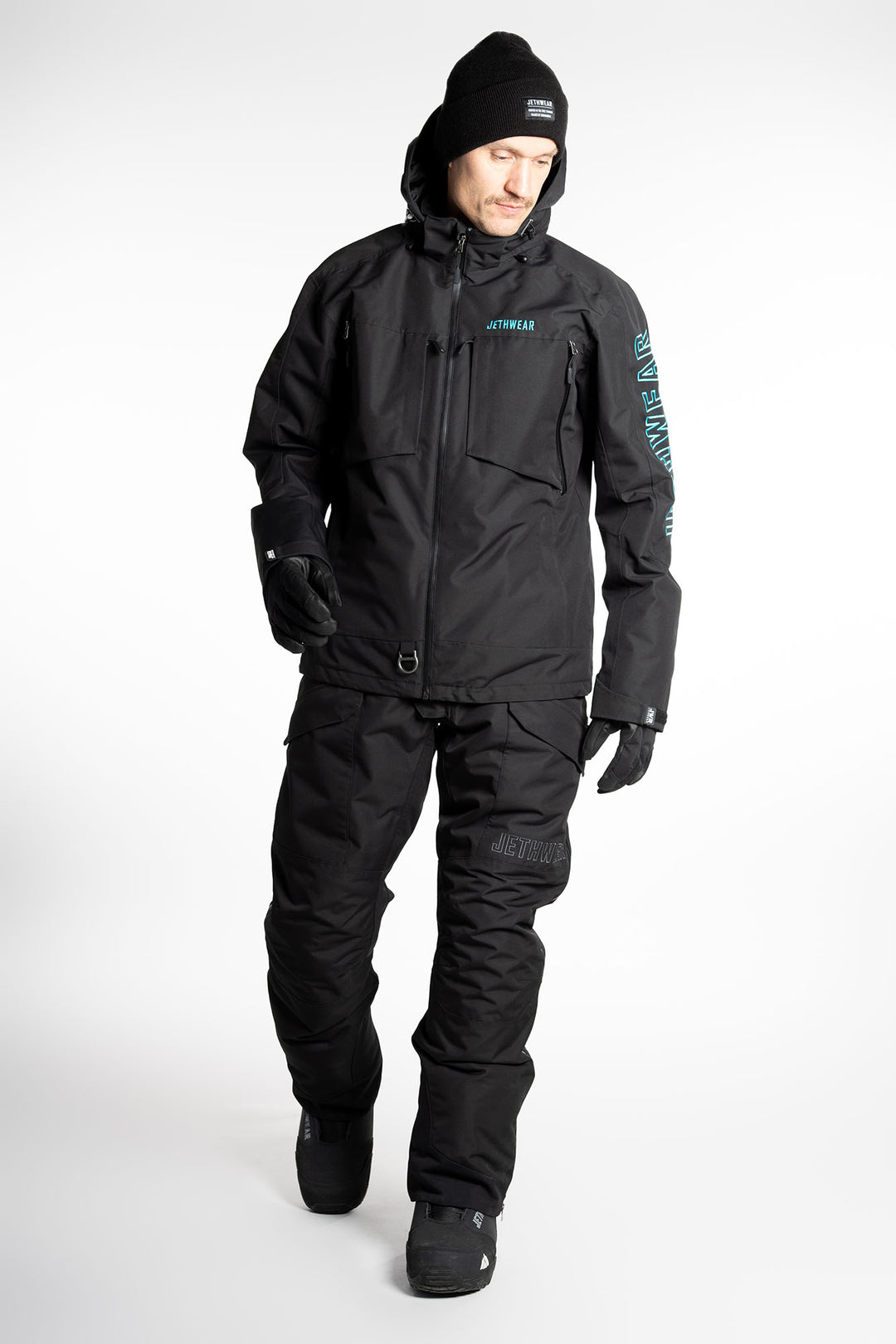 Jethwear M's Crisp Jacket - 60g Foder Skoterjacka Svart/blÄ