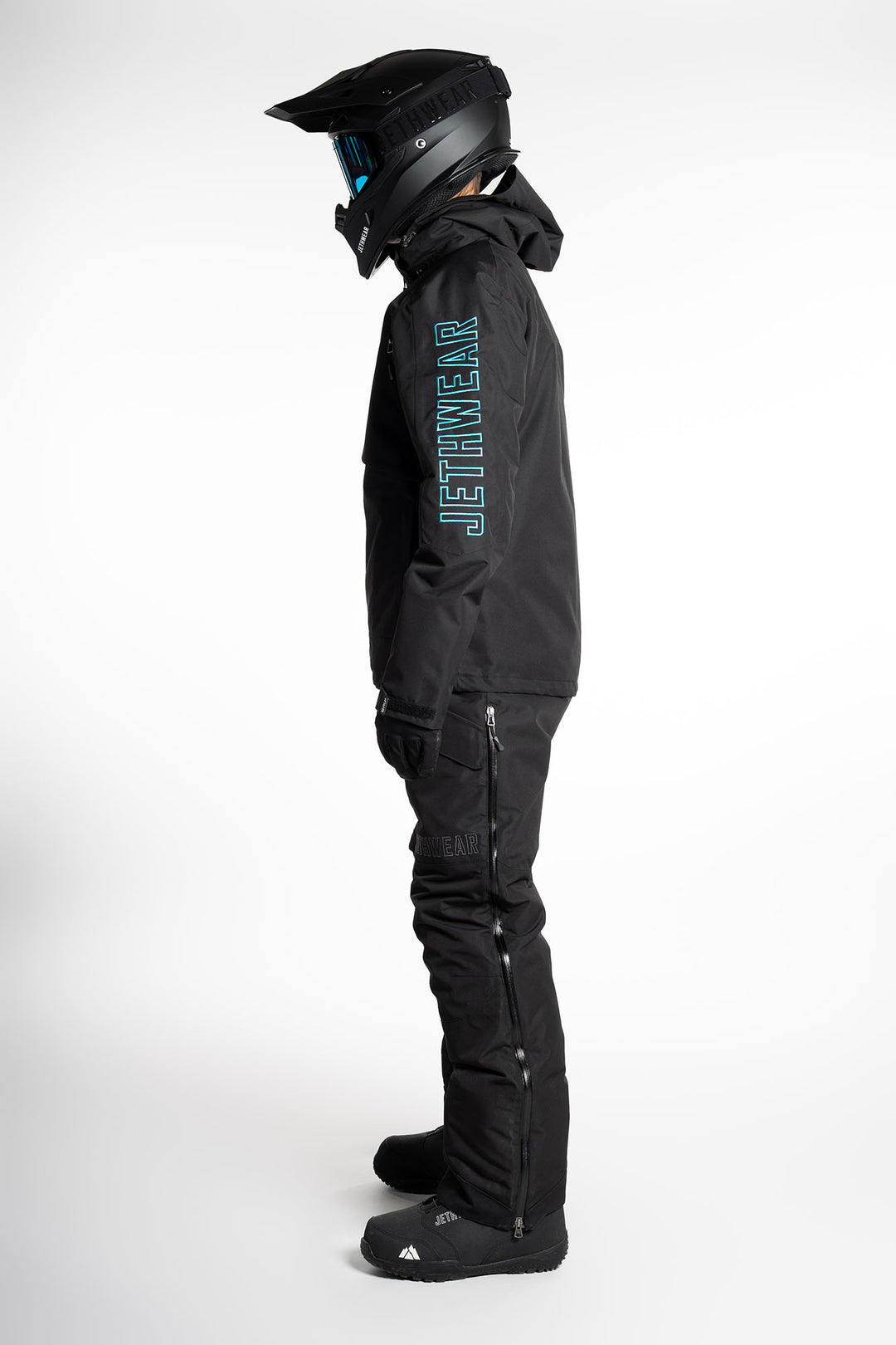 Jethwear M's Crisp Jacket - 60g Foder Skoterjacka Svart/blÄ