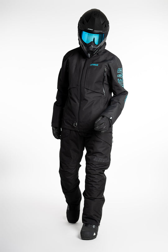 Jethwear M's Crisp Jacket - 60g Foder Skoterjacka Svart/blÄ