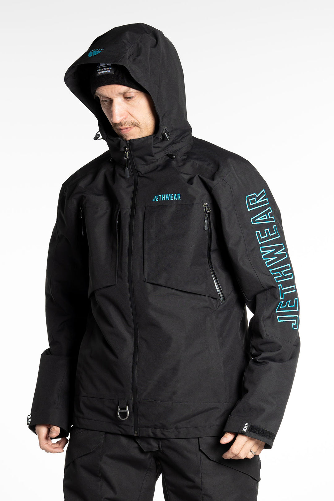 Jethwear M's Crisp Jacket - 60g Foder Skoterjacka Svart/blÄ