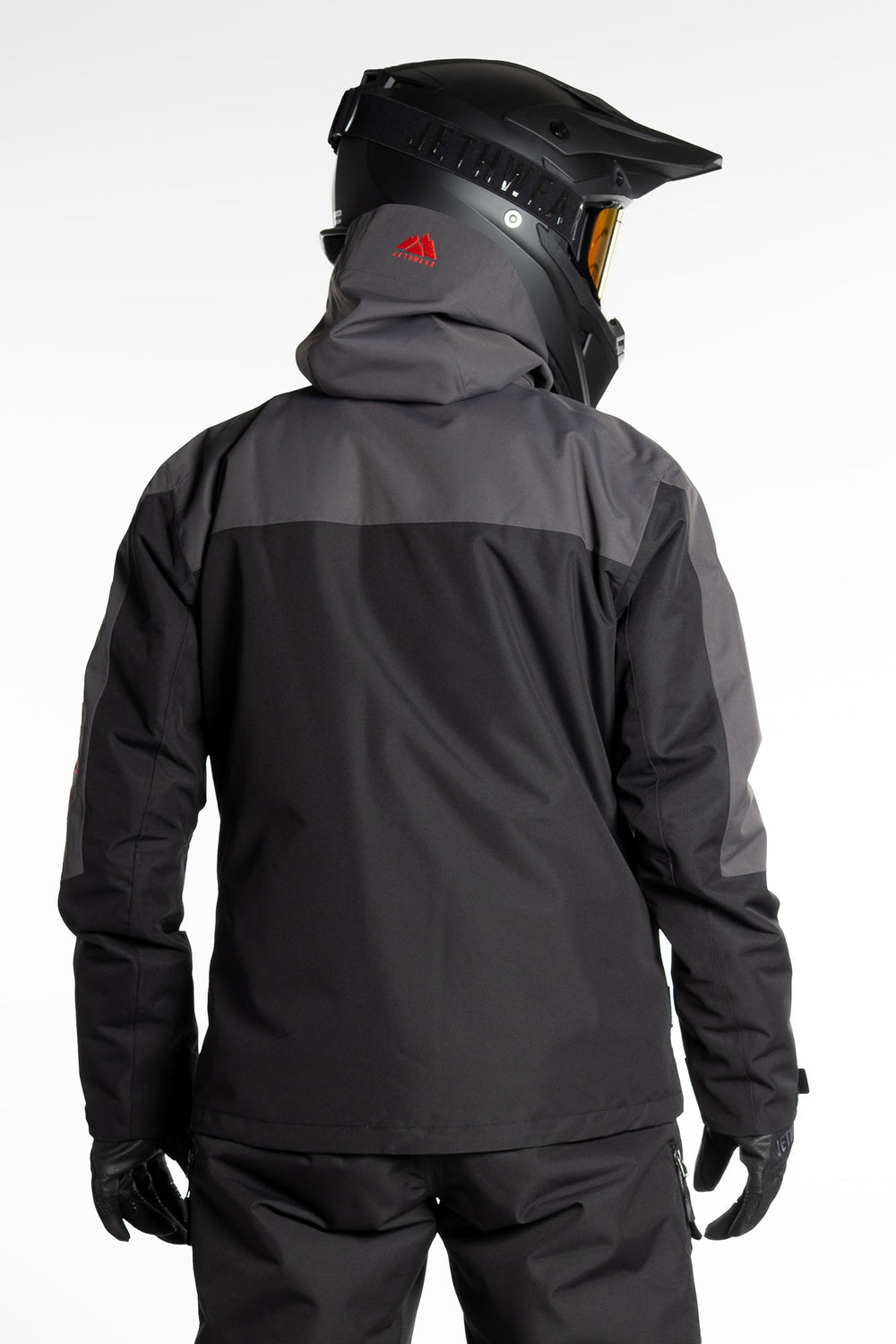 Jethwear M's Crisp Jacket - 60g Foder Skoterjacka Svart/GrÄ/Röd