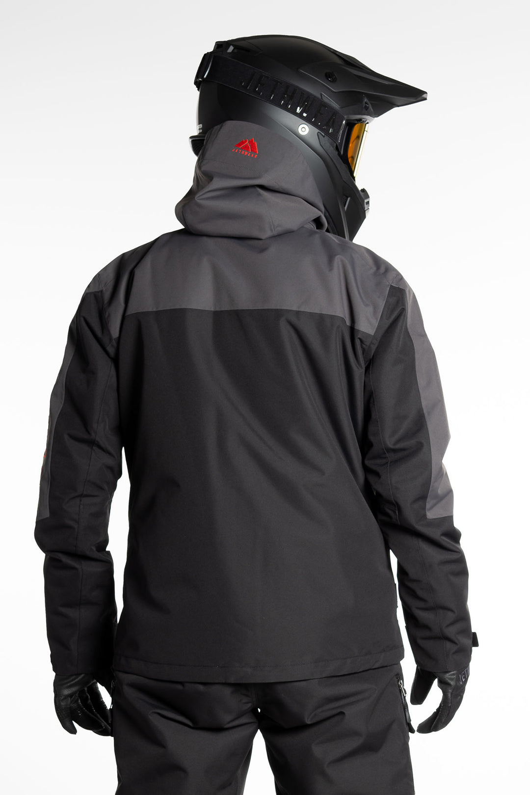 Jethwear M's Crisp Jacket - 60g Foder Skoterjacka Svart/GrÄ/Röd