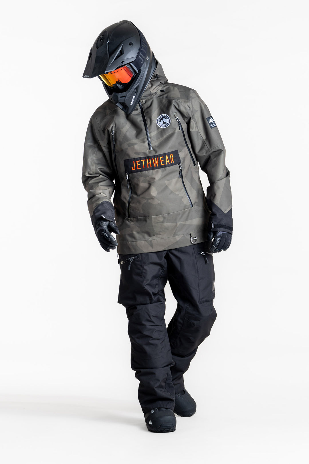 Jethwear flight anorak skoterjacka moss burst