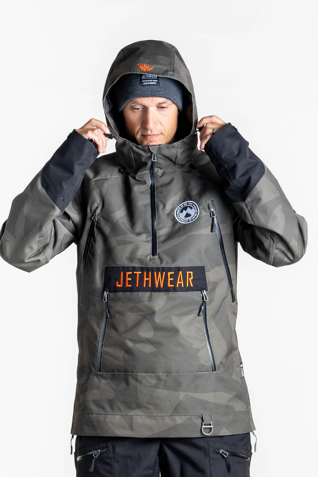 Jethwear flight anorak skoterjacka moss burst