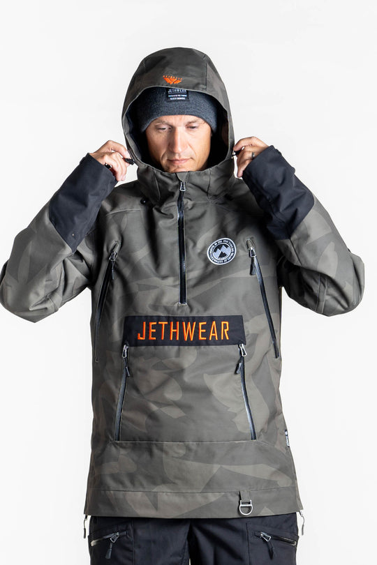 Jethwear flight anorak skoterjacka moss burst