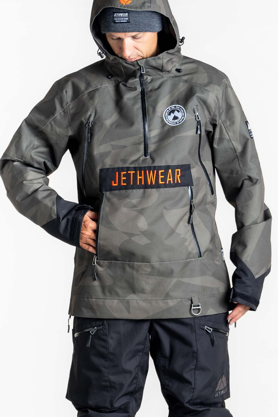 Jethwear flight anorak skoterjacka moss burst