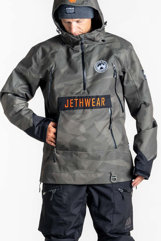 Jethwear flight anorak skoterjacka moss burst
