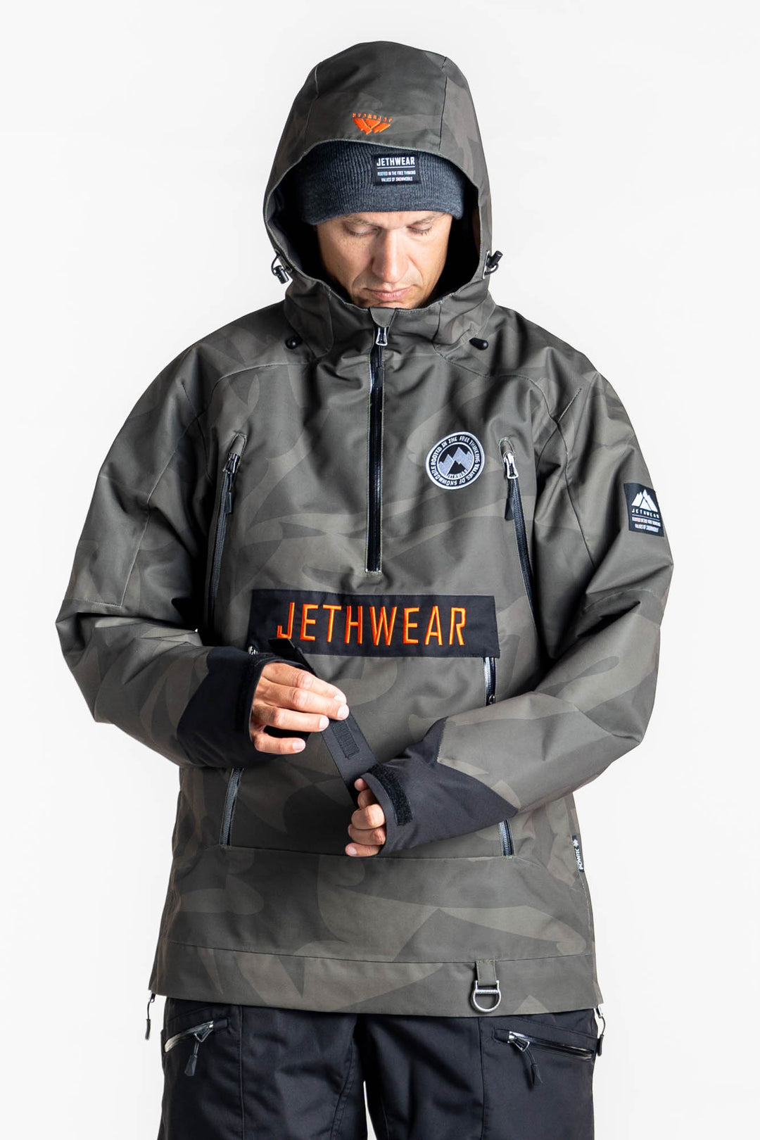 Jethwear flight anorak skoterjacka moss burst