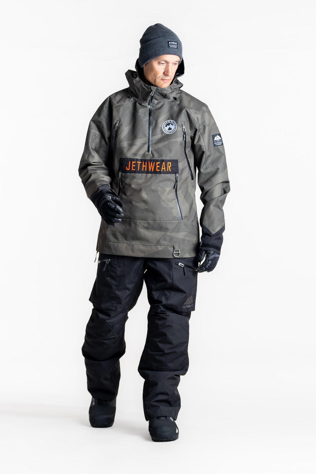 Jethwear flight anorak skoterjacka moss burst