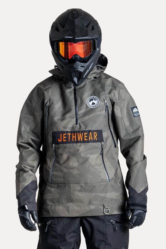 Jethwear flight anorak skoterjacka moss burst