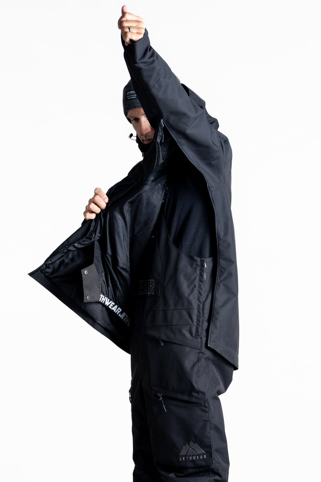 Jethwear flight anorak skoterjacka svart