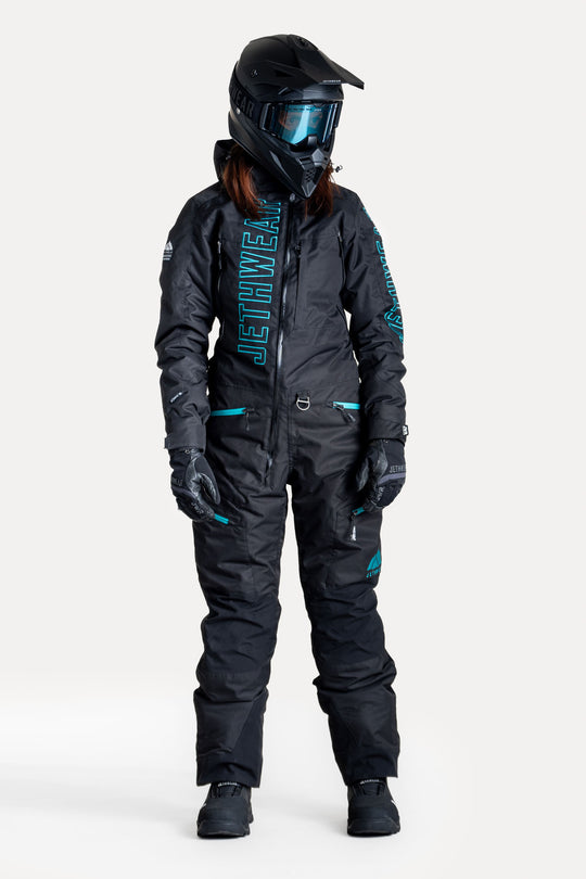 Jethwear w's the one fodrad skoteroverall svart/blÄ