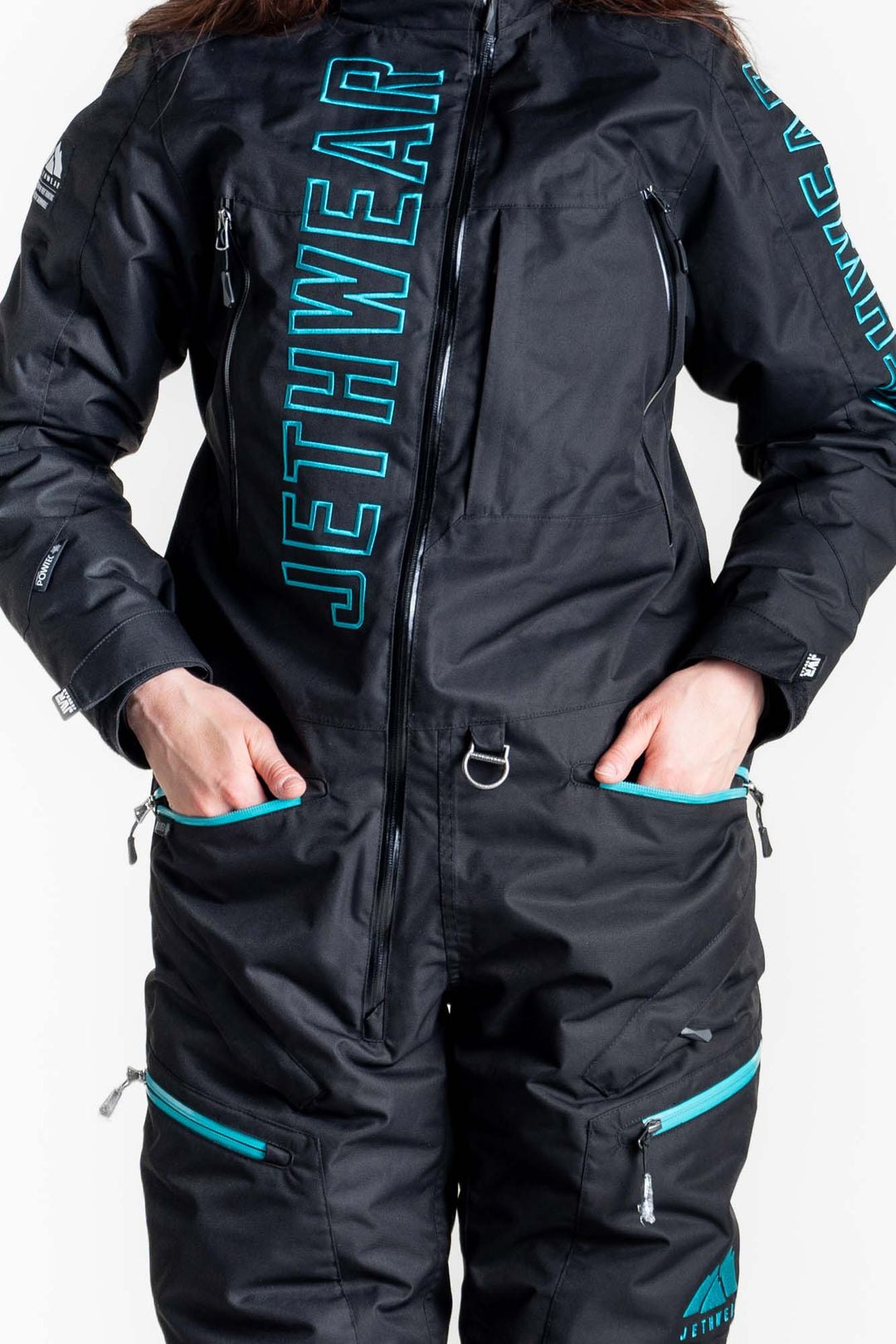 Jethwear w's the one fodrad skoteroverall svart/blÄ
