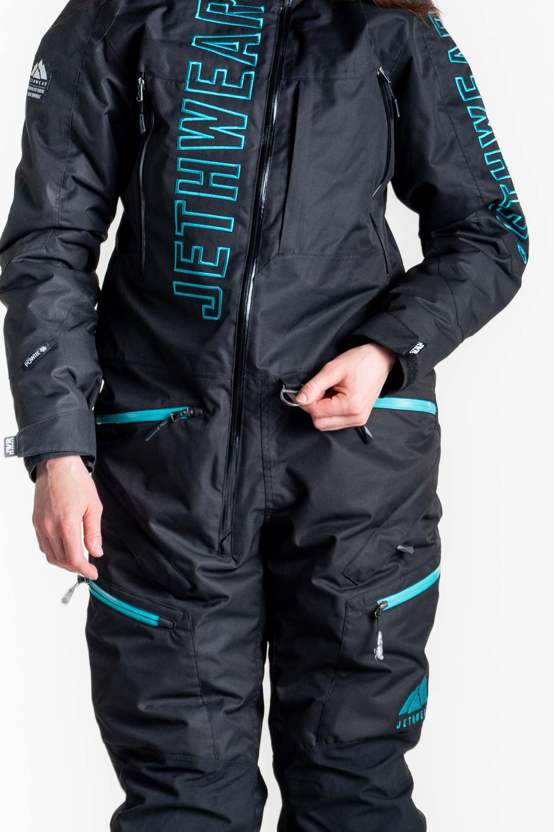 Jethwear w's the one fodrad skoteroverall svart/blÄ