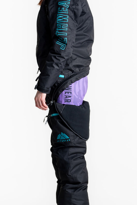 Jethwear w's the one fodrad skoteroverall svart/blÄ