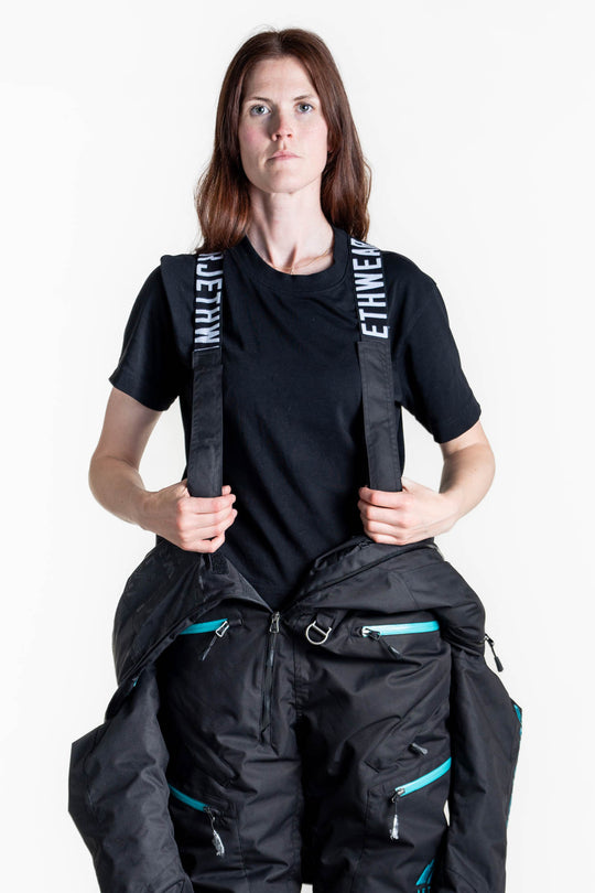 Jethwear w's the one fodrad skoteroverall svart/blÄ
