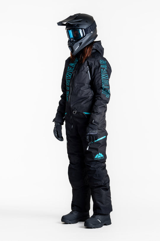 Jethwear w's the one fodrad skoteroverall svart/blÄ