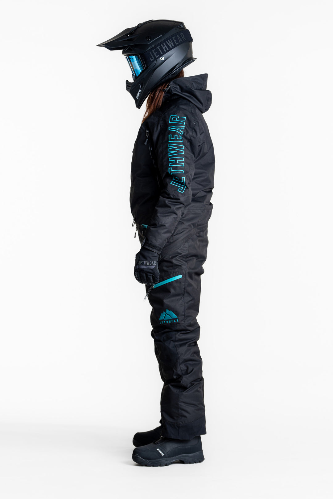 Jethwear w's the one fodrad skoteroverall svart/blÄ