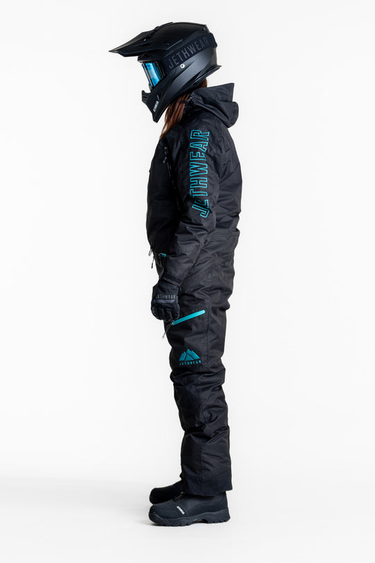 Jethwear w's the one fodrad skoteroverall svart/blÄ