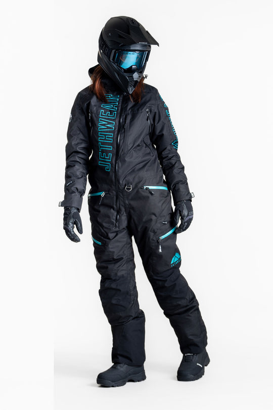 Jethwear w's the one fodrad skoteroverall svart/blÄ