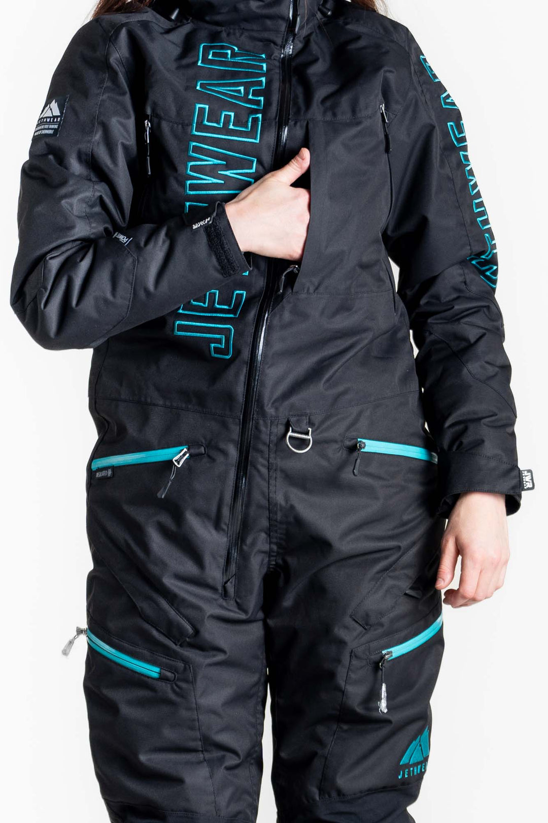 Jethwear w's the one fodrad skoteroverall svart/blÄ