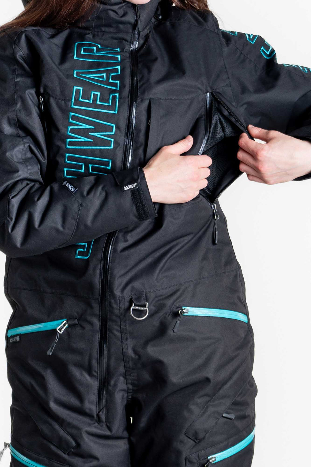 Jethwear w's the one fodrad skoteroverall svart/blÄ