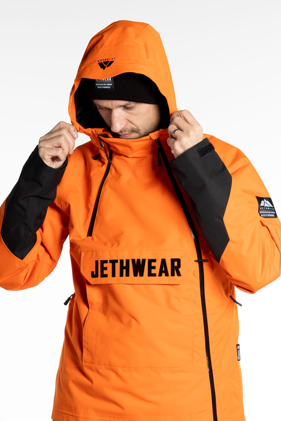 Jethwear Flight Anorak - 40g vuorattu skootteritakki, oranssi