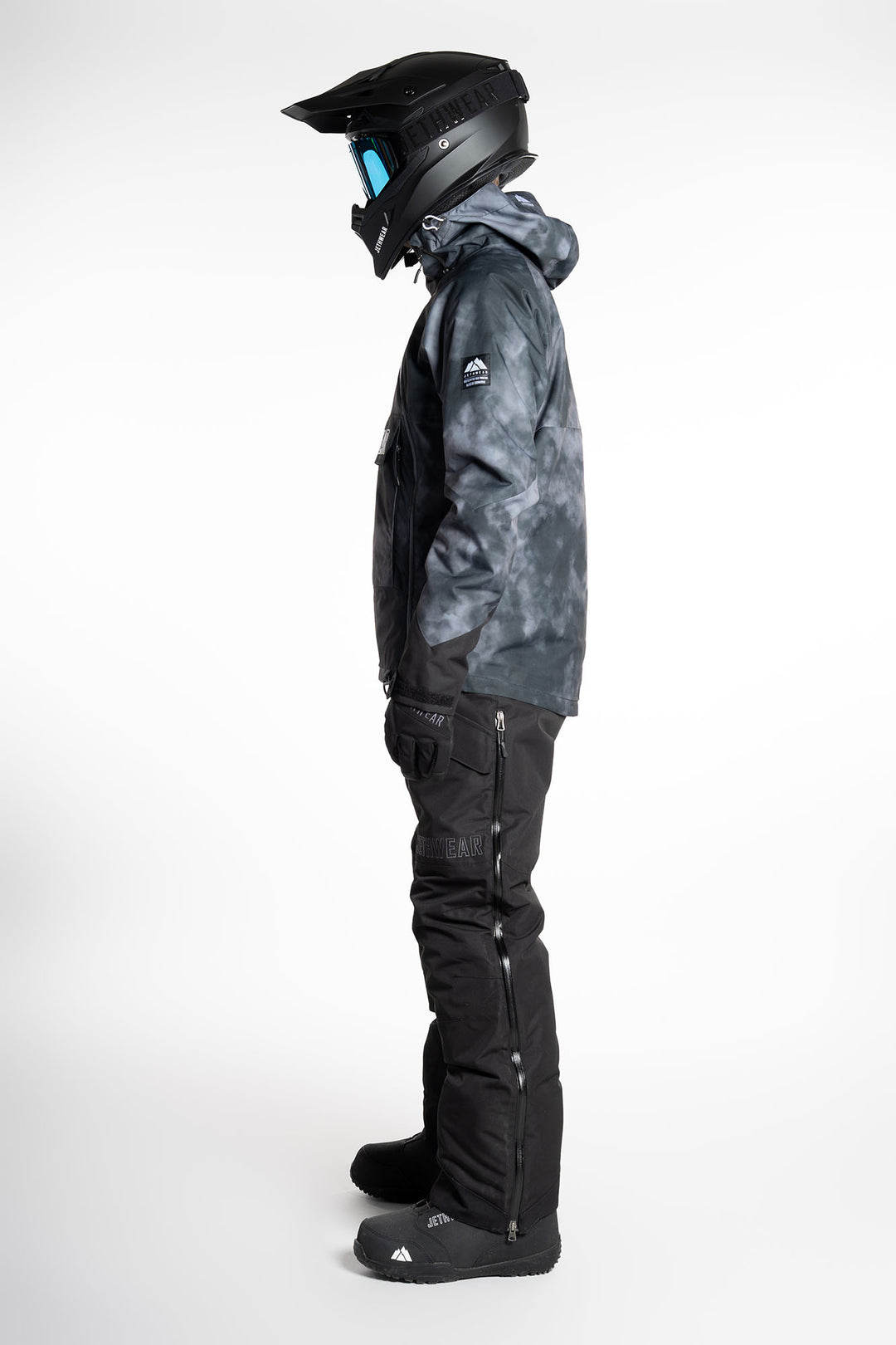 Jethwear Flight Anorak - 40g vuorattu skootteritakki Dark TieDye