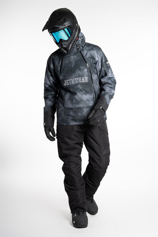 Jethwear Flight Anorak - 40g vuorattu skootteritakki Dark TieDye