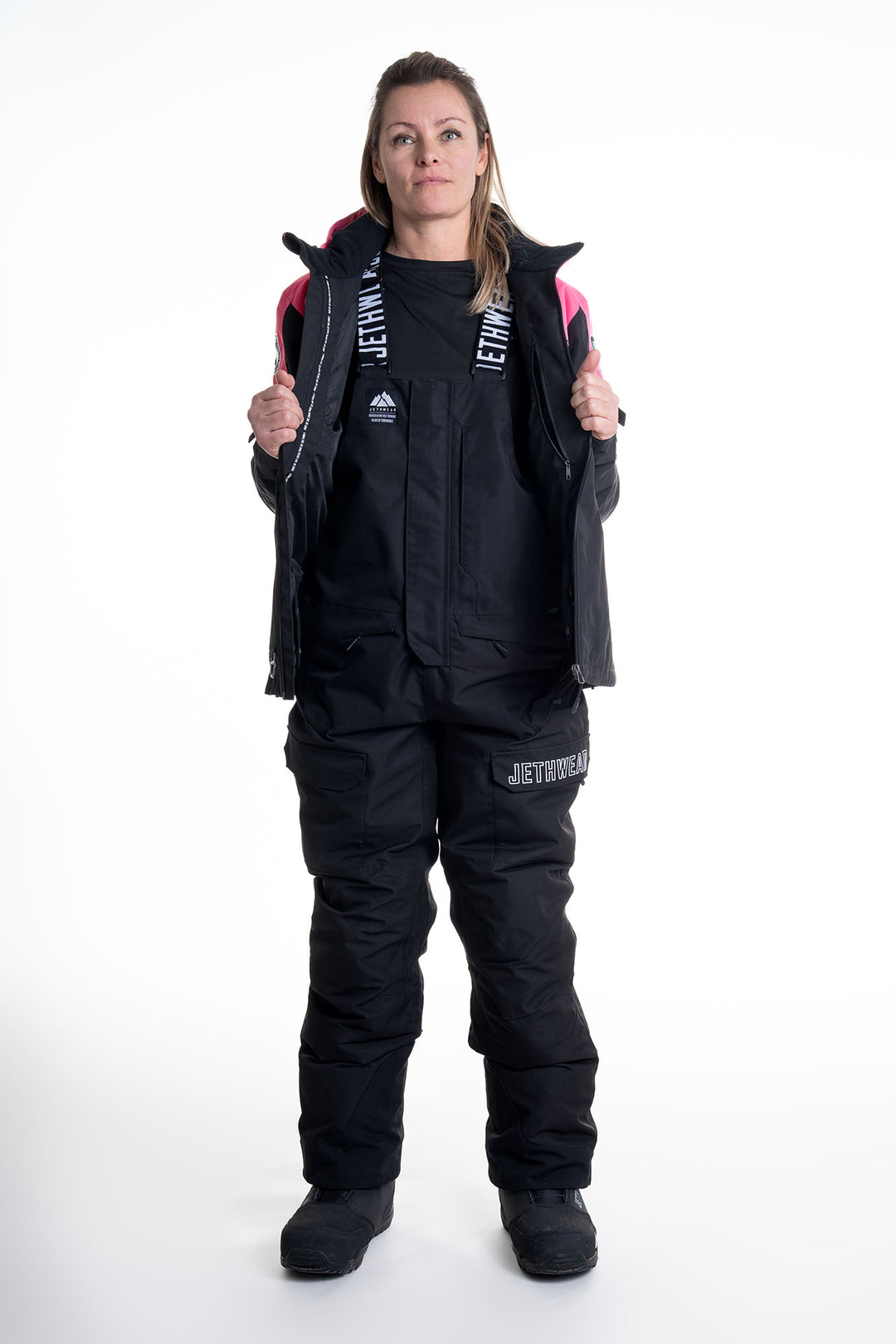 Jethwear W's Glacial Jacket S.A.F.E - Fodrad Skoterjacka Rosa