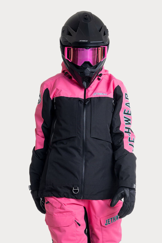 Jethwear W's Glacial Jacket S.A.F.E - Fodrad Skoterjacka Rosa