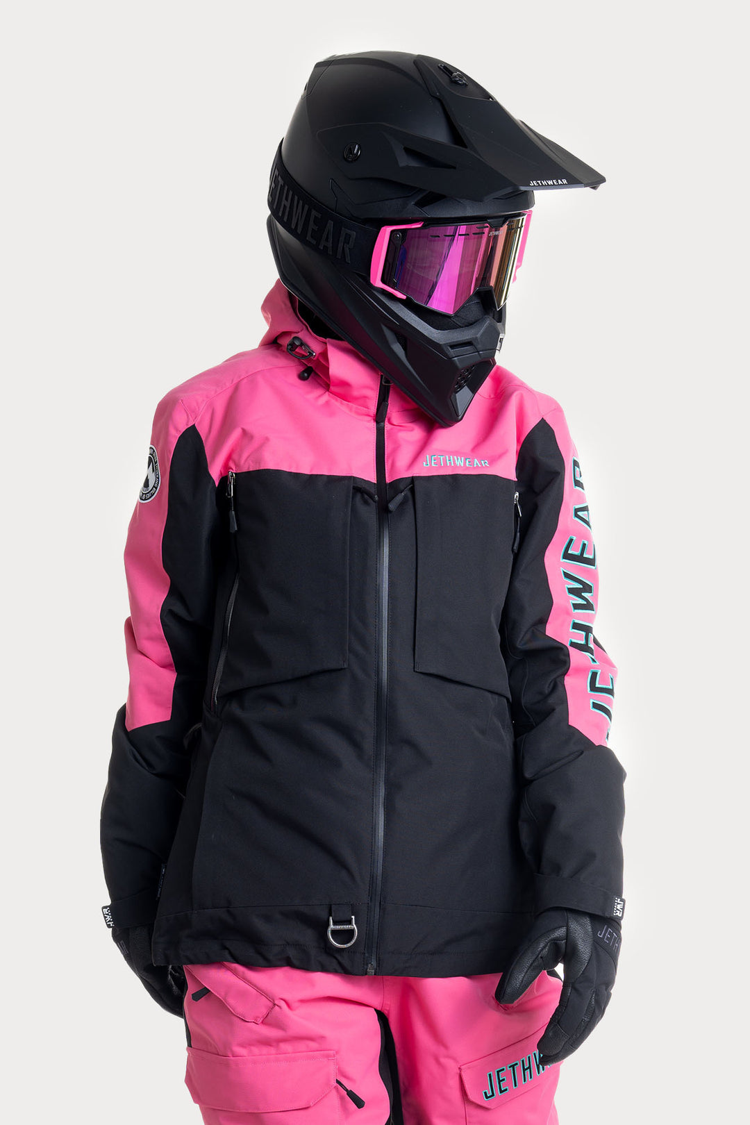 Jethwear W's Glacial Jacket S.A.F.E - Fodrad Skoterjacka Rosa