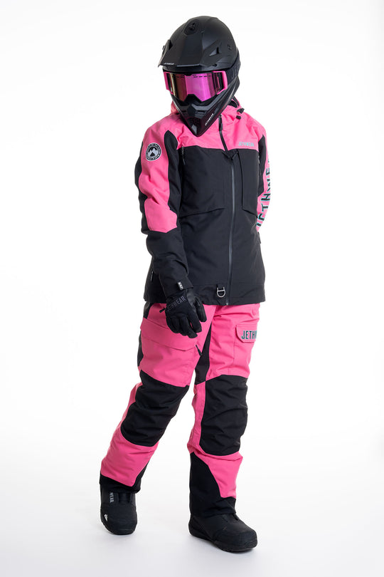 Jethwear W's Glacial Jacket S.A.F.E - Fodrad Skoterjacka Rosa