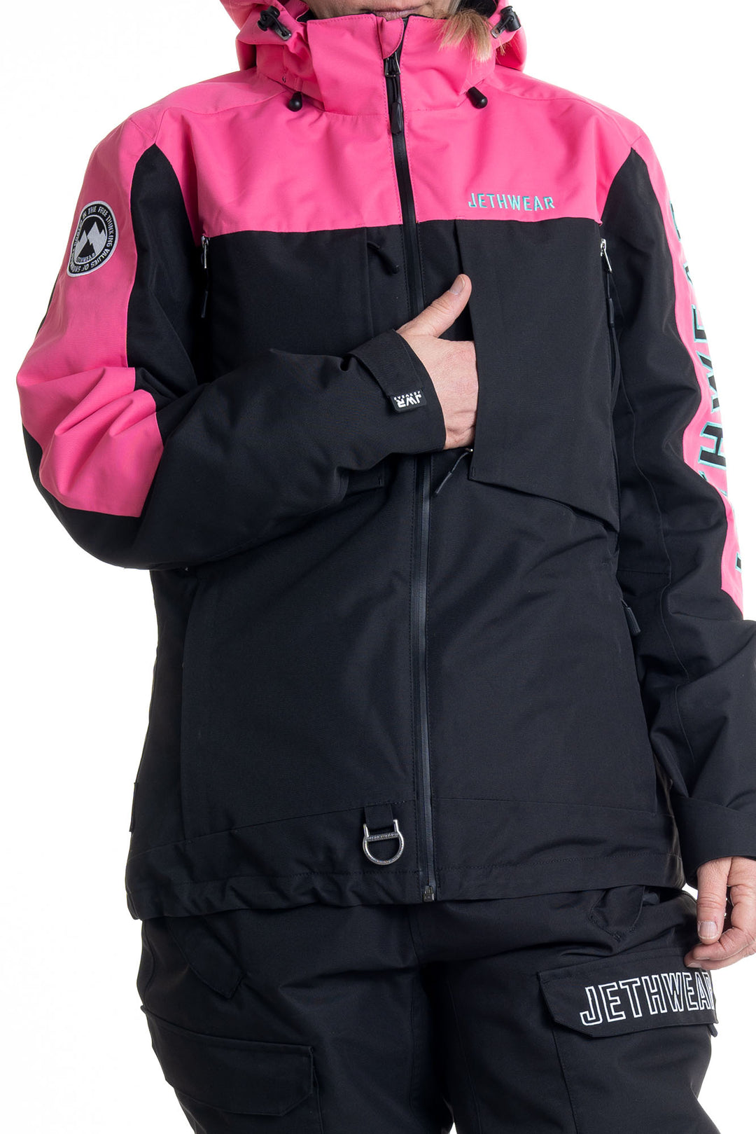 Jethwear W's Glacial Jacket S.A.F.E - Fodrad Skoterjacka Rosa