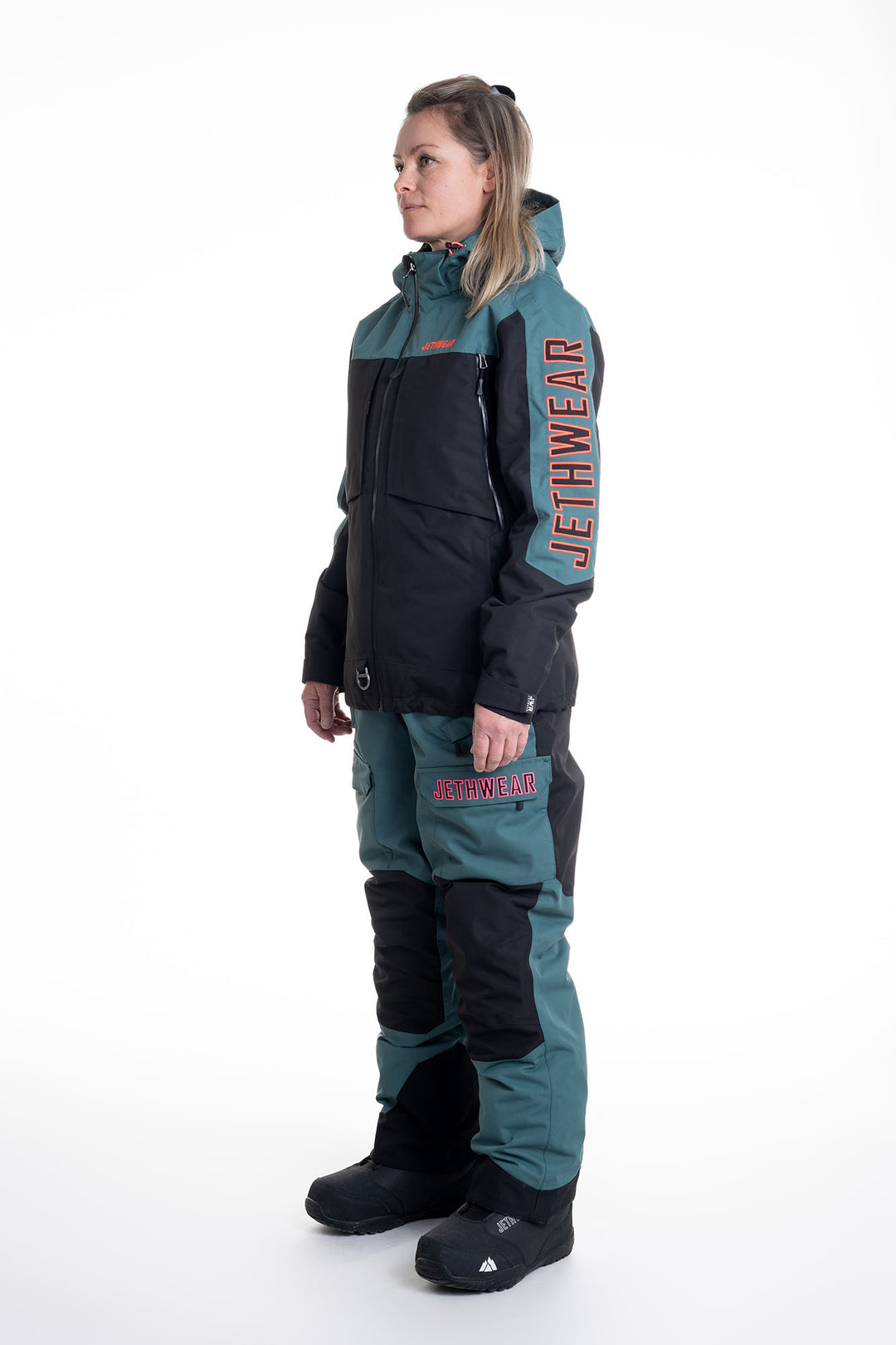 Jethwear W's Glacial Jacket S.A.F.E - Fodrad Skoterjacka Dark Emerald