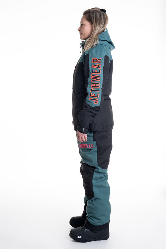 Jethwear W's Glacial Jacket S.A.F.E - Fodrad Skoterjacka Dark Emerald