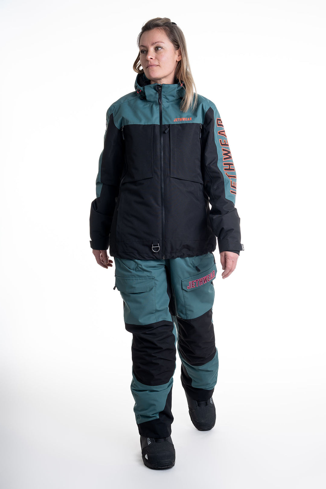 Jethwear W's Glacial Jacket S.A.F.E - Fodrad Skoterjacka Dark Emerald