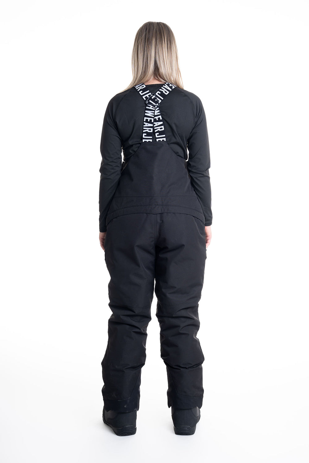 Jethwear W's Treeline Bib Pant - Fodrade Skoterbyxor Svart