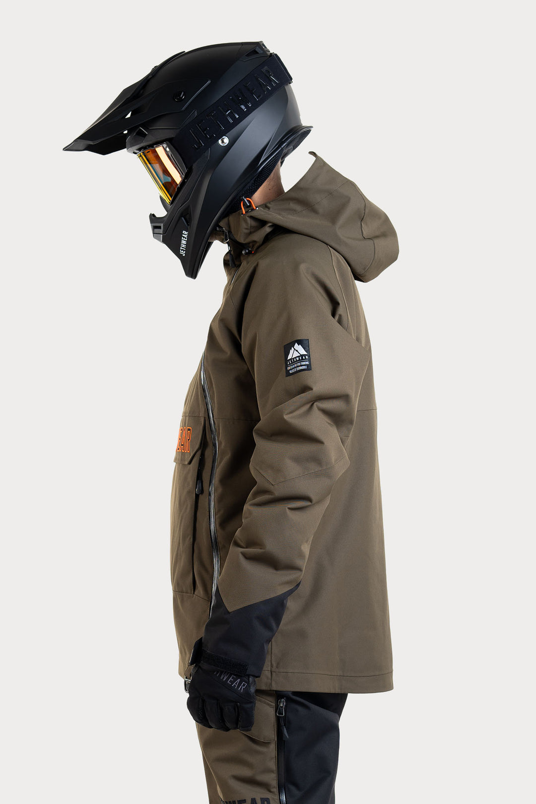 Jethwear Flight Anorak - Olive / Orange