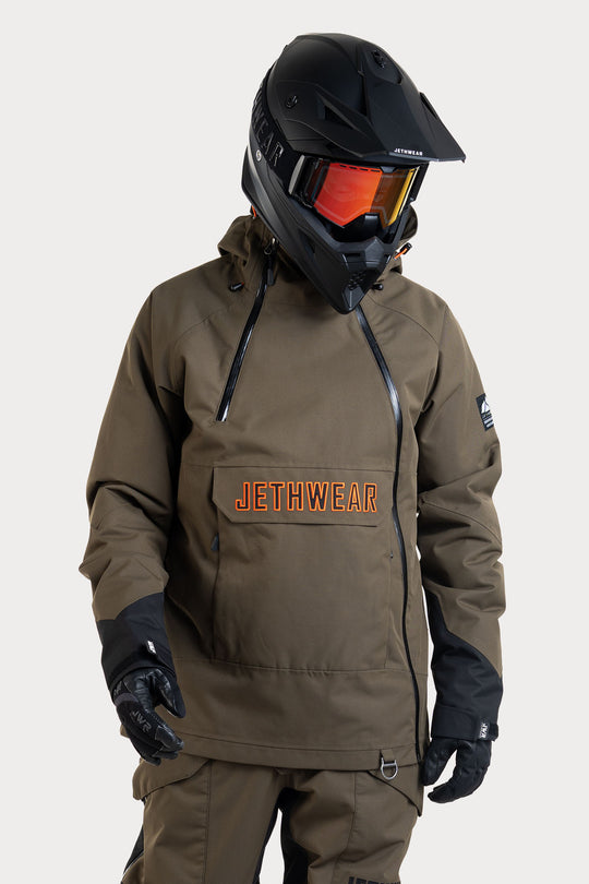 Jethwear Flight Anorak - Olive / Orange