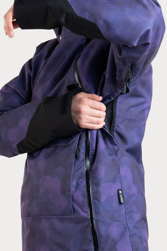 Jethwear Flight Anorak - Purple Tiedye