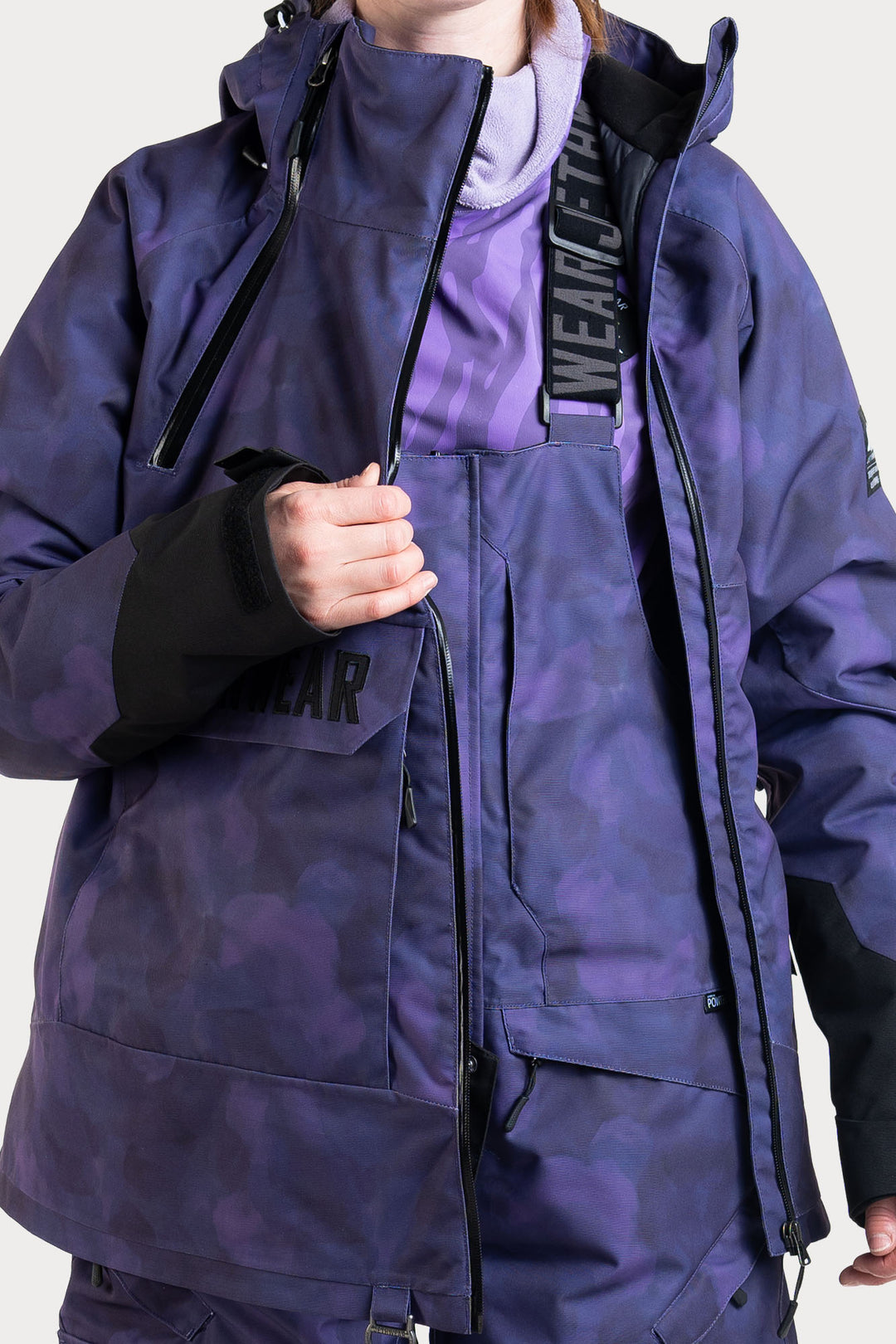 Jethwear Flight Anorak - Purple Tiedye