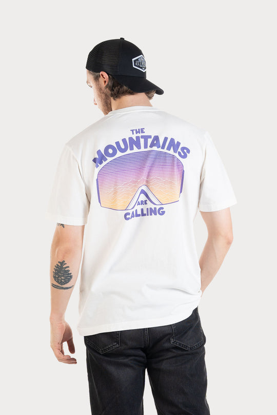 Jethwear T-shirt Mountains - Vit
