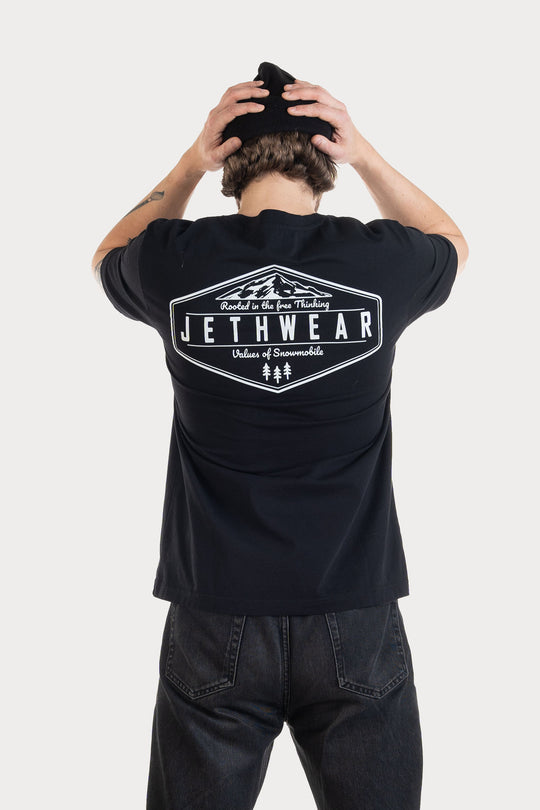 Jethwear T-shirt "Rooted" - Svart