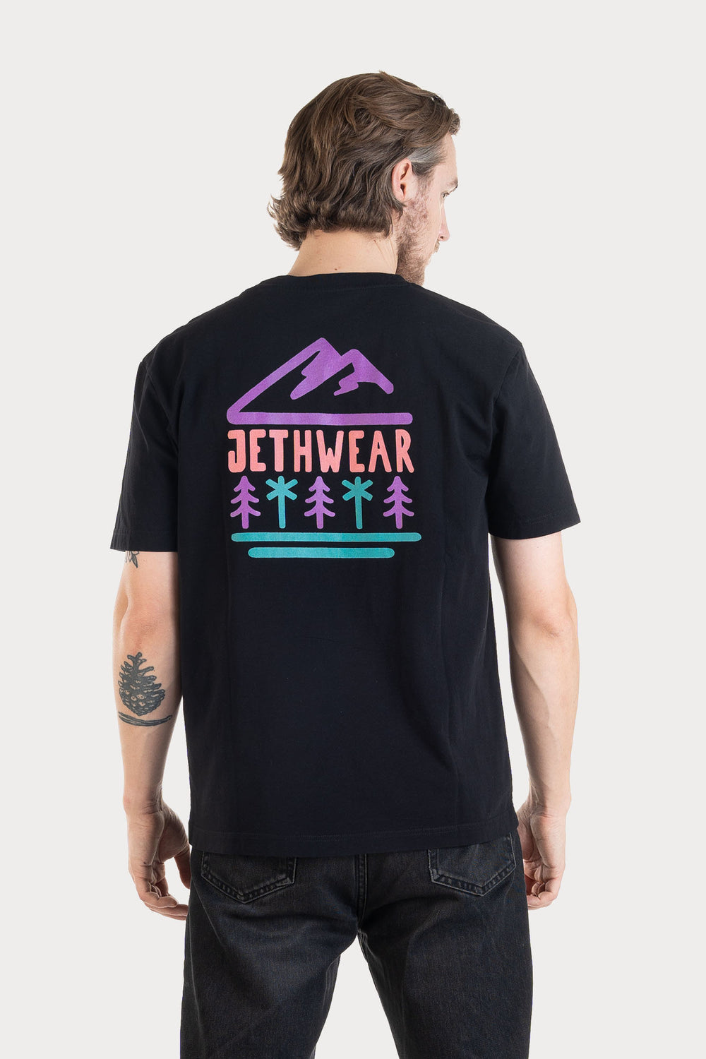 Jethwear T-shirt "Tree line" - Svart