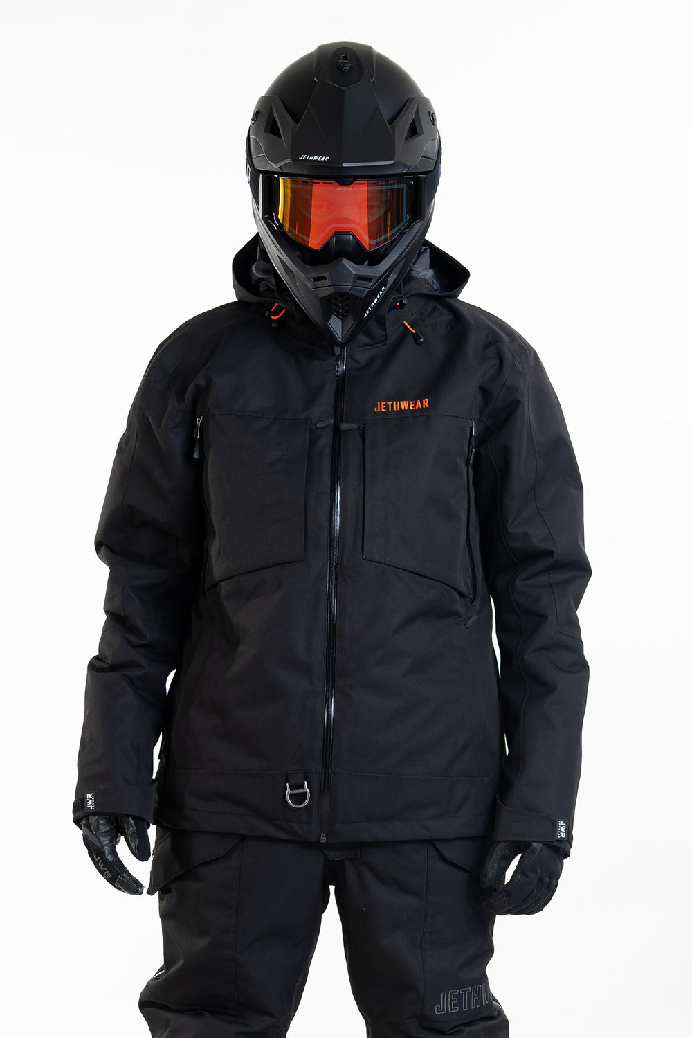 Jethwear Venture Jacket - Black/Orange S.A.F.E