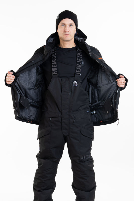 Jethwear Venture Jacket - Black/Orange S.A.F.E
