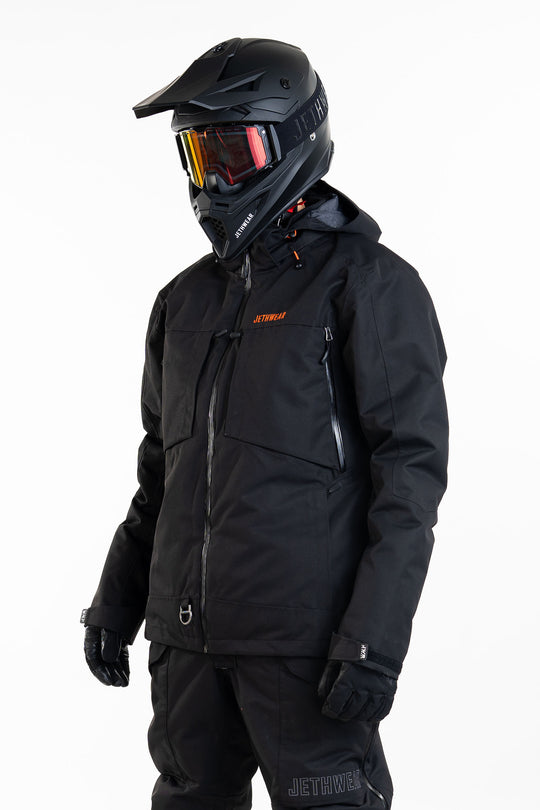 Jethwear Venture Jacket - Black/Orange S.A.F.E